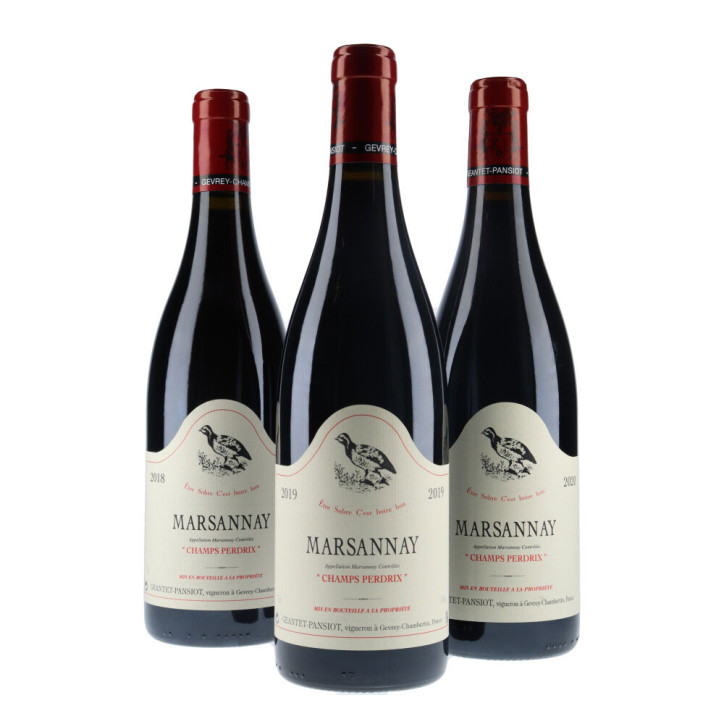 Coffret vins "La Verticale" Geantet-Pansiot Marsannay Champs Perdrix