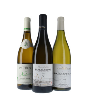 Coffret vins "Flacons canons" 3 bouteilles de vins blanc| Vin-Malin.fr