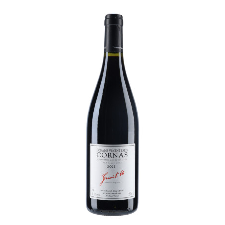 Domaine Vincent Paris Cornas "Granit 30" vin rouge 2021 | Vin-malin.fr