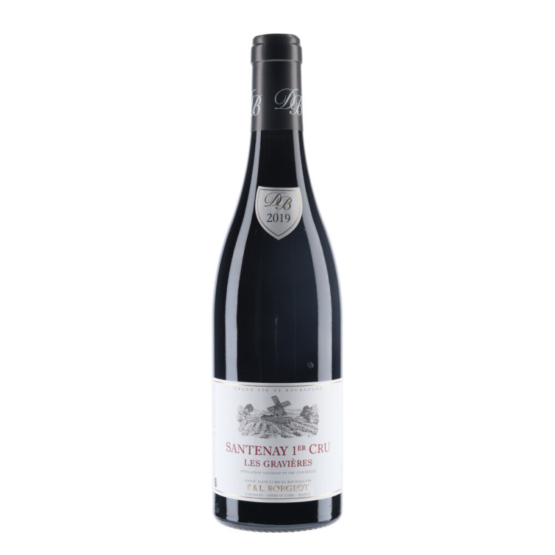 Santenay 1er Cru "Les Gravières" Rouge 2019- Borgeot -Vin de Bourgogne