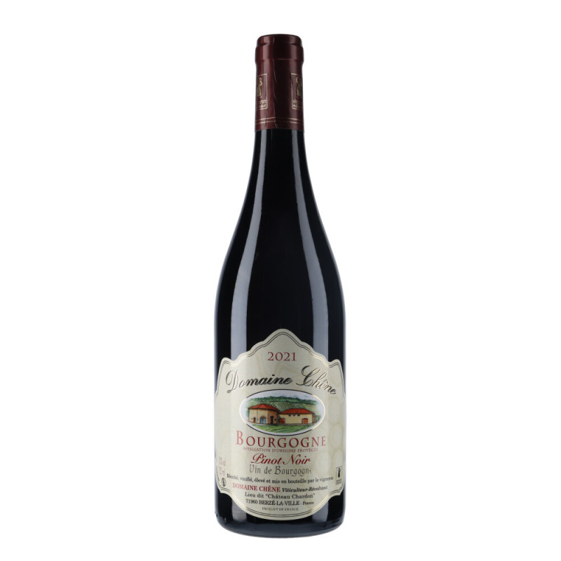 Domaine Chêne - Bourgogne pinot noir 2021 - vin bourgogne - vin-malin.fr
