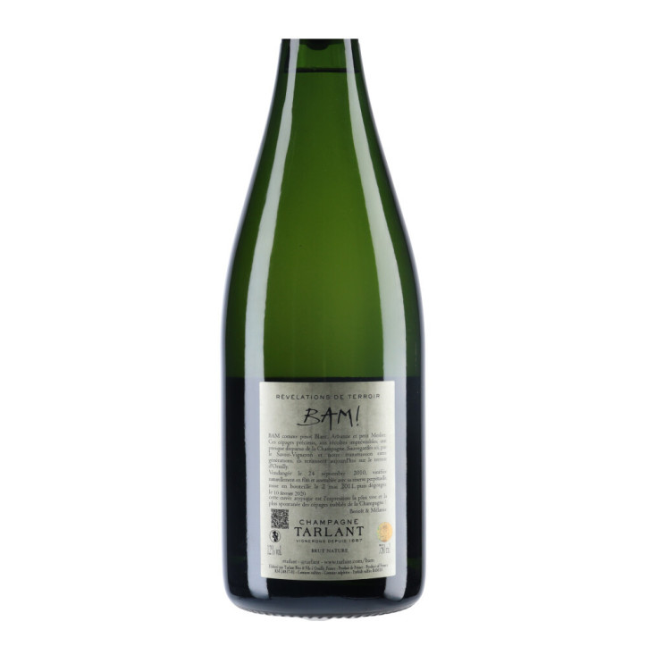 Champagne Tarlant Brut Nature "BAM !"