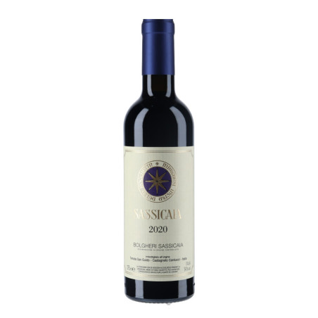 Tenuta San Guido Sassicaia 2020 Demi-Bouteille vin rouge| vin-malin.fr