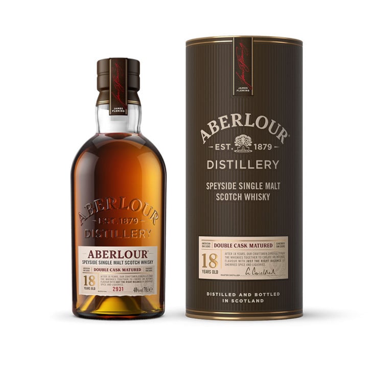 Aberlour Single Malt Scotch Whisky "Double Sherry Cask finish" 18 ans