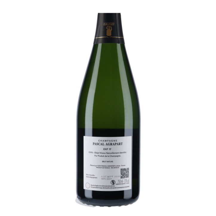 Champagne Pascal Agrapart Brut Nature Blanc de Blancs Grand Cru "Exp.17"