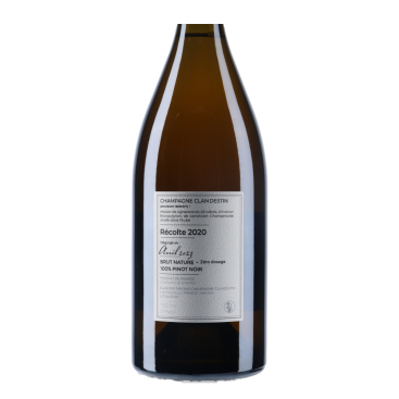 Champagne Clandestin - Brut Nature Cuvée "Austral" 2020 | vin-malin.fr