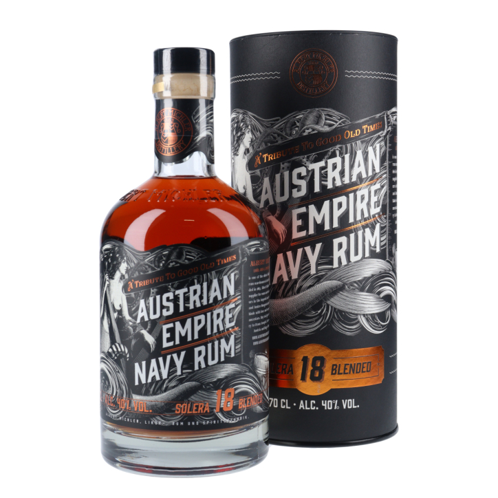 Albert Michler Distillery Rhum Austrian Empire Navy Solera Blended 18 ans