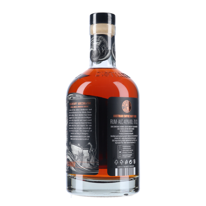 Albert Michler Distillery Rhum Austrian Empire Navy Solera Blended 18 ans