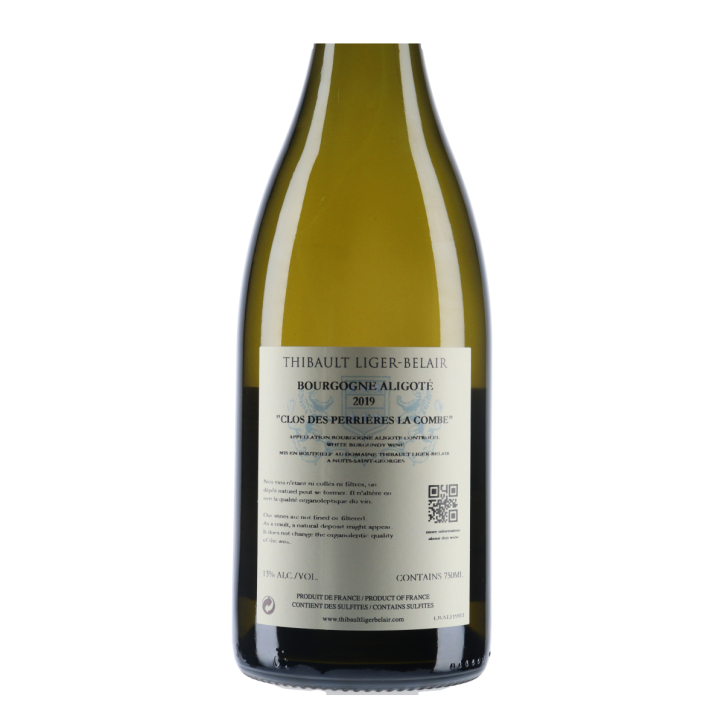 Thibault Liger Belair Bourgogne Aligoté Clos des Perrières la Combe 2019