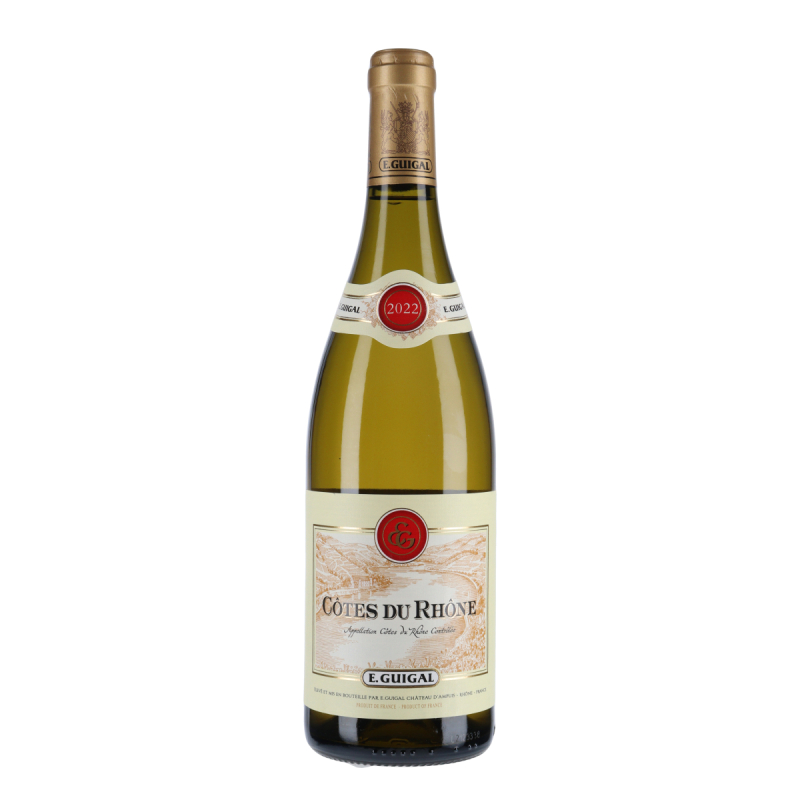 Domaine E.Guigal - Côtes du Rhône blanc 2022 - vin blanc|vin-malin.fr