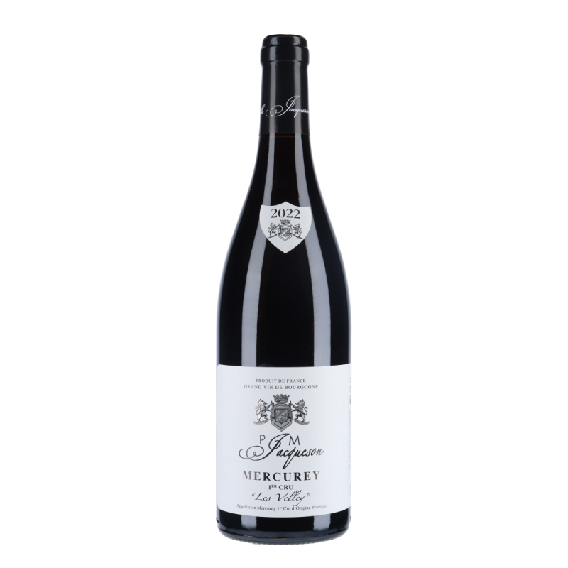 Domaine Jacqueson Mercurey 1er Cru Les Velley Rouge 2022|vin-malin.fr