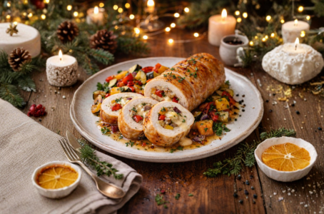 ballotine légumes et fromage