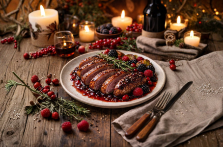 canard fruits rouges