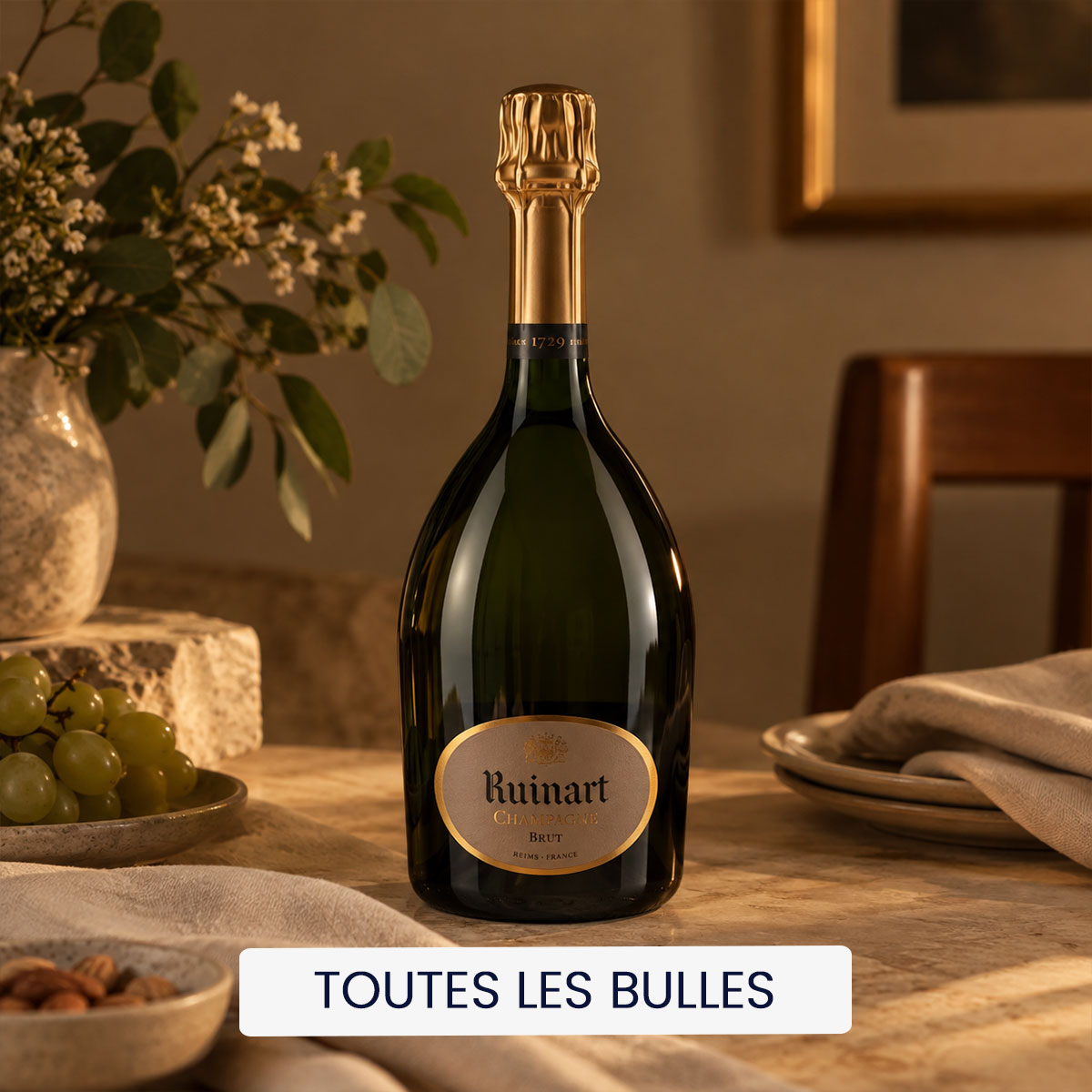 Les bulles : Champagne, Crémant, Effervescent