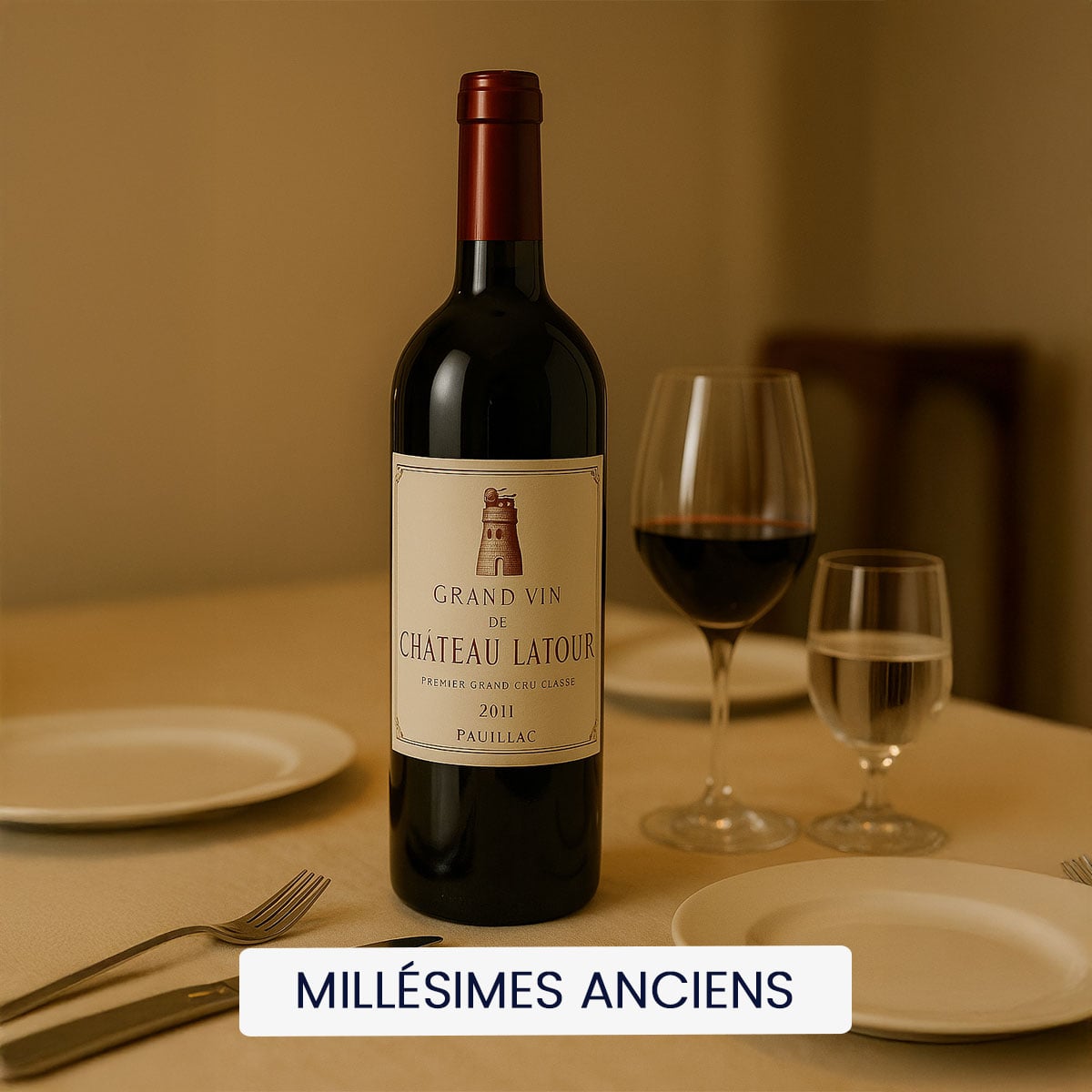 Les millésimes anciens