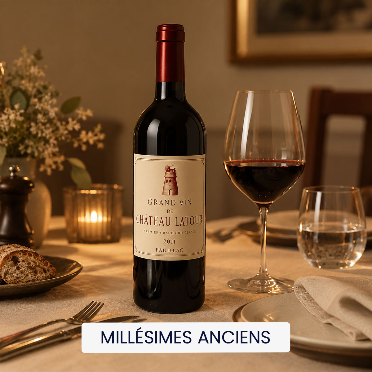 Les millésimes anciens
