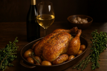 Quel vin avec un poulet rôti ? Les meilleurs accords mets-vins (rouge, blanc, Champagne)
